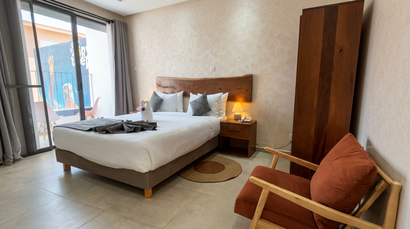 Chambre avec terrasse privative